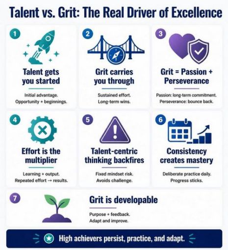 The Power of Grit: Why Effort Beats Talent