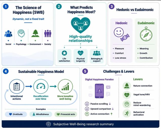The Science of Happiness: Key Insights for a Fulfilling Life