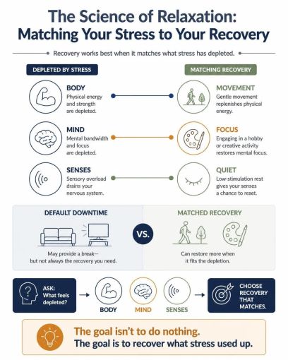 Match Your Stress to the Right Recovery Activity